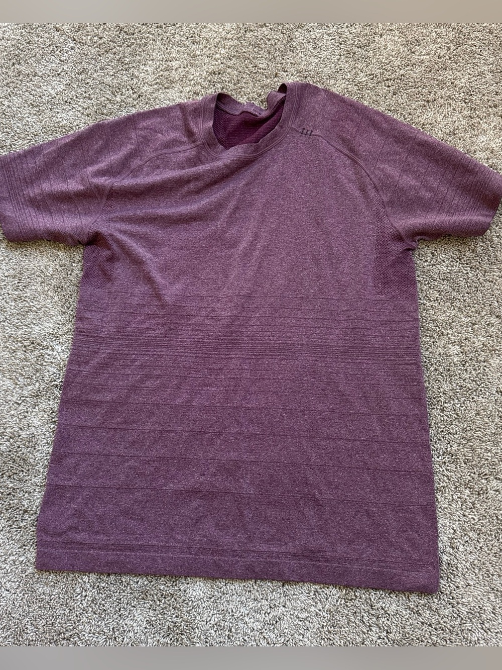 lululemon athletica Men's Short Sleeve Crew Tee - Plum Heather